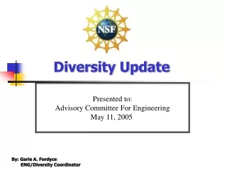 Diversity Update