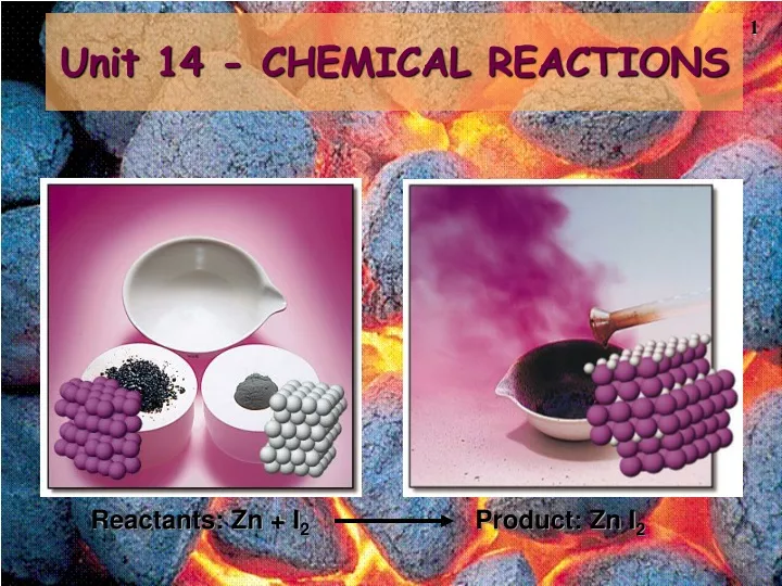 unit 14 chemical reactions