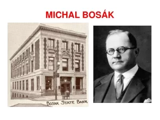 MICHAL BOSÁK