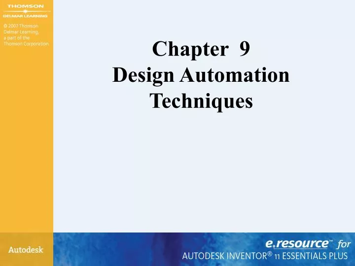 chapter 9 design automation techniques