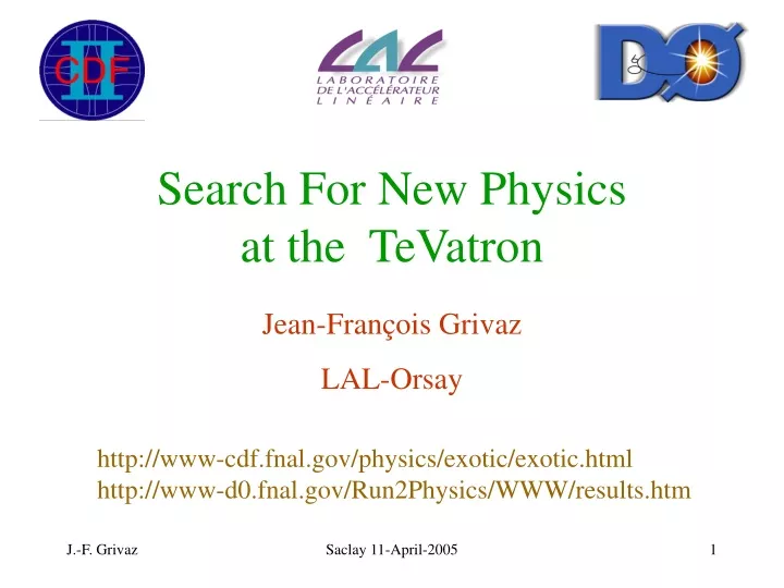 search for new physics at the tevatron