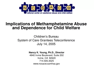 implications of methamphetamine abuse