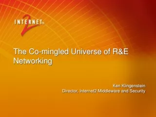 The Co-mingled Universe of R&amp;E Networking