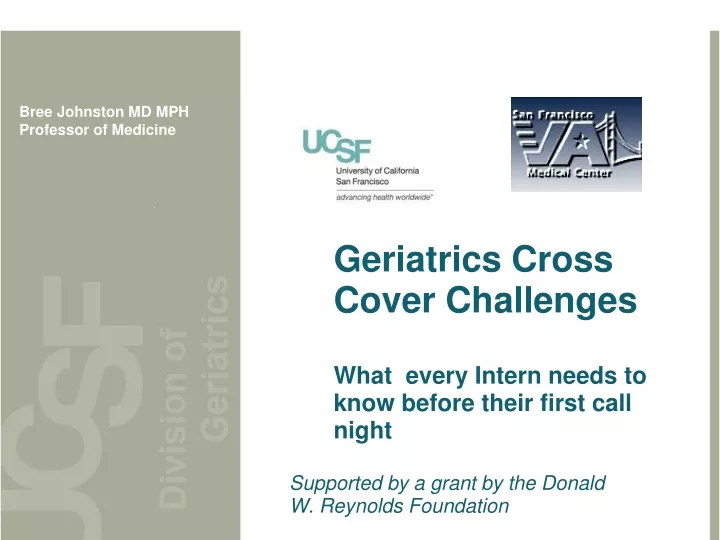 geriatrics cross cover challenges what every intern needs to know before their first call night
