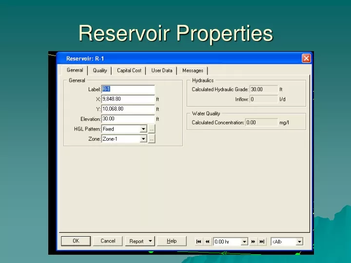 reservoir properties