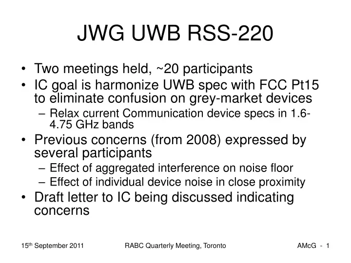 jwg uwb rss 220
