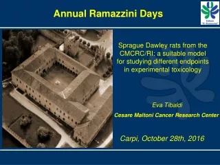 Annual Ramazzini Days