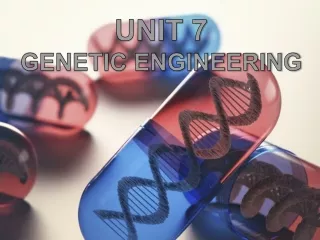 UNIT 7 GENETIC ENGINEERING