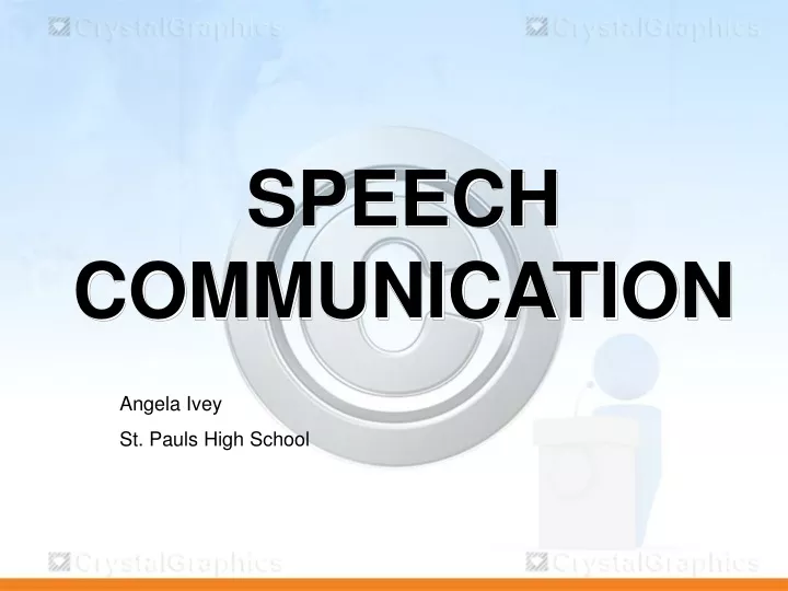 speech communication