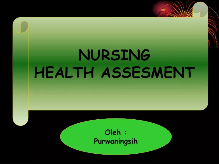 nursing health assesment