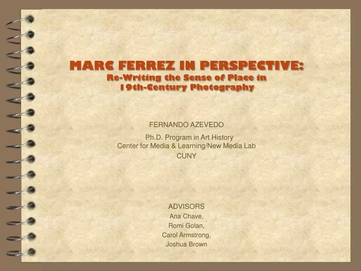 marc ferrez in perspective re writing the sense of place in 19th century photography
