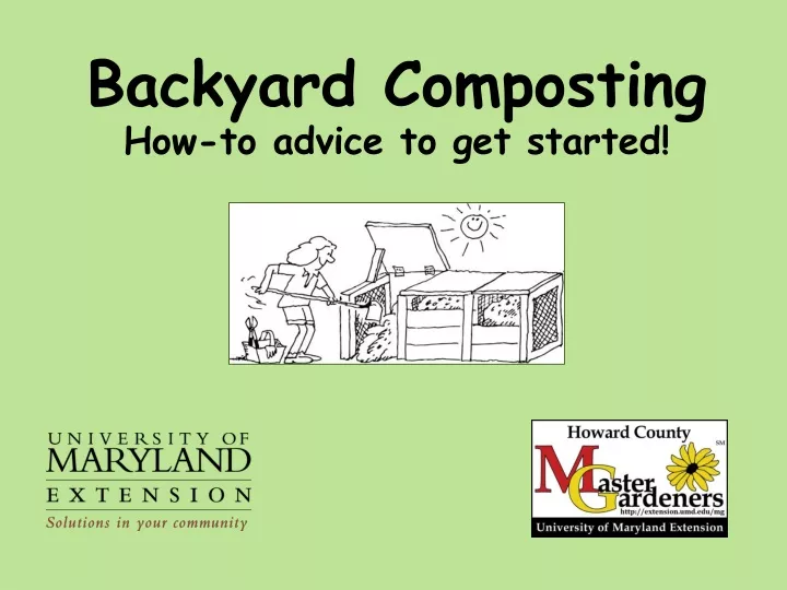 backyard composting how to advice to get started