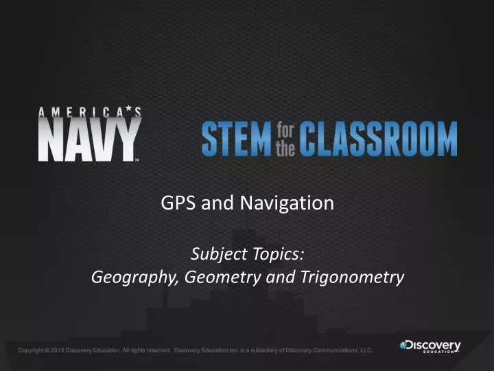 gps and navigation subject topics geography