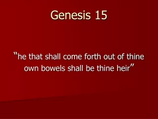 Genesis 15