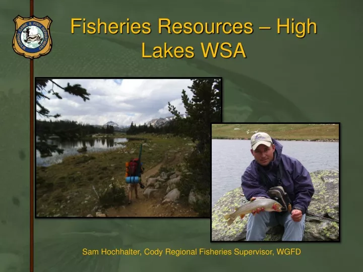fisheries resources high lakes wsa