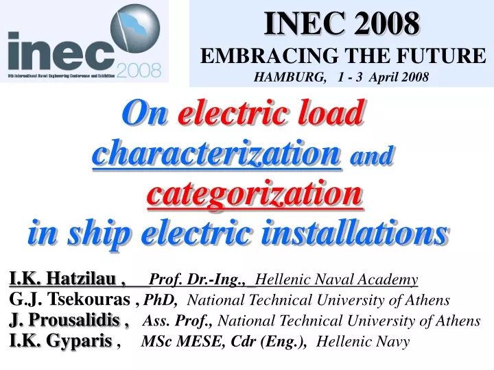 inec 2008 embracing the future hamburg 1 3 april