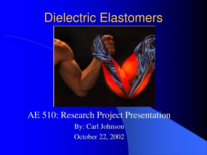 dielectric elastomers