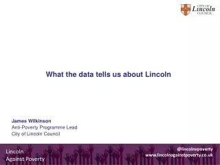 What the data tells us about Lincoln James Wilkinson Anti-Poverty Programme Lead