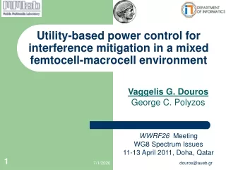 Utility-based power control for interference mitigation in a mixed femtocell-macrocell environment
