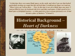 Historical Background  – Heart of Darkness