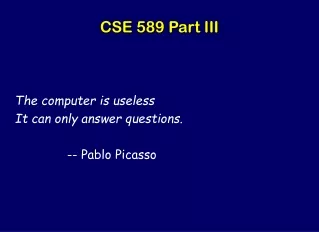 CSE 589 Part III