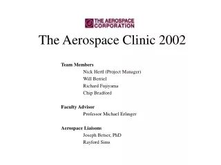The Aerospace Clinic 2002