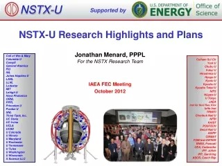 NSTX-U  Research Highlights and Plans