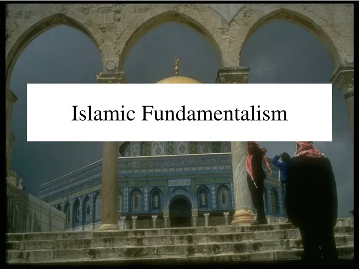 islamic fundamentalism
