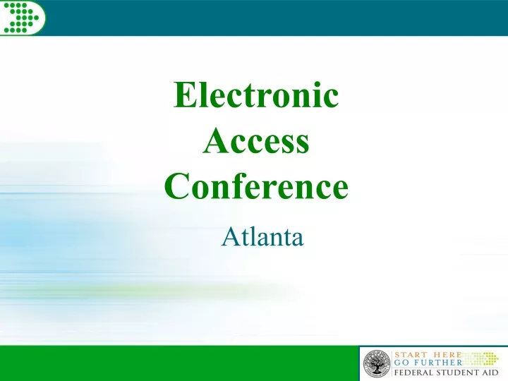 electronic access conference