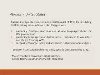 Abrams v. United States