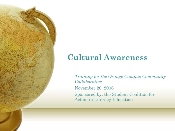 PPT - Cultural Awareness PowerPoint Presentation, Free Download - ID ...