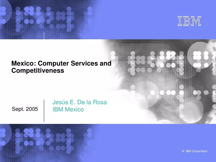 mexico computer services and competitiveness