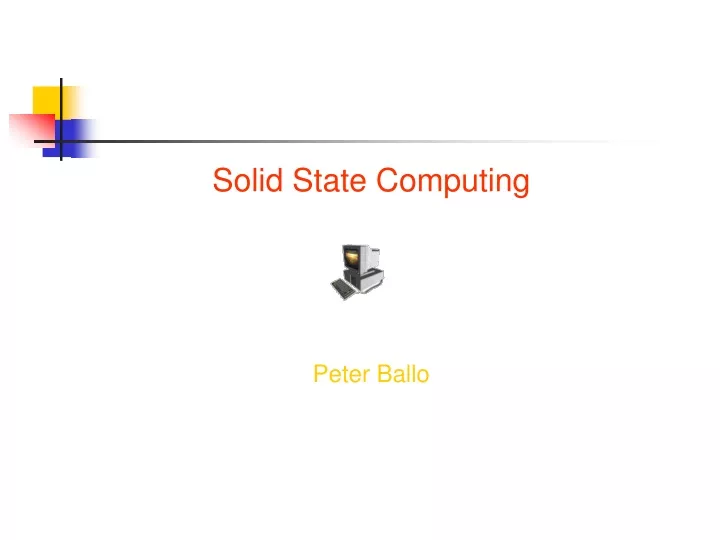 solid state computing
