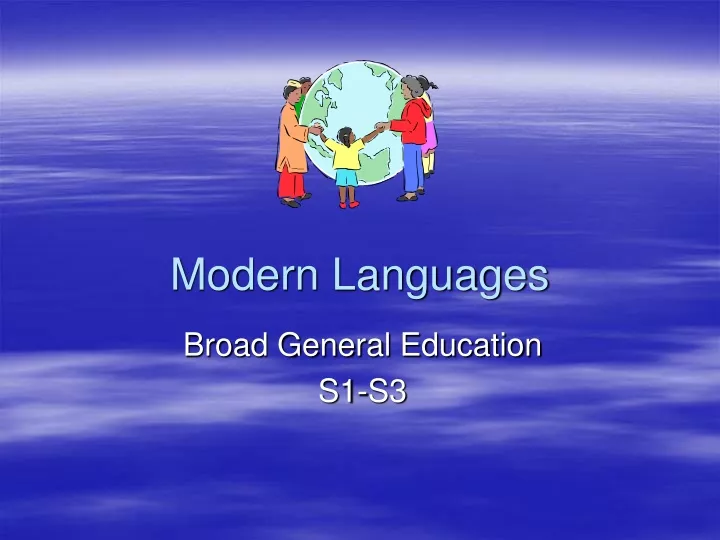 modern languages