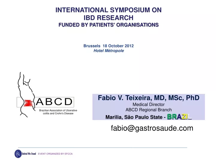 international symposium on ibd research funded