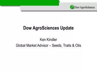 Dow AgroSciences Update