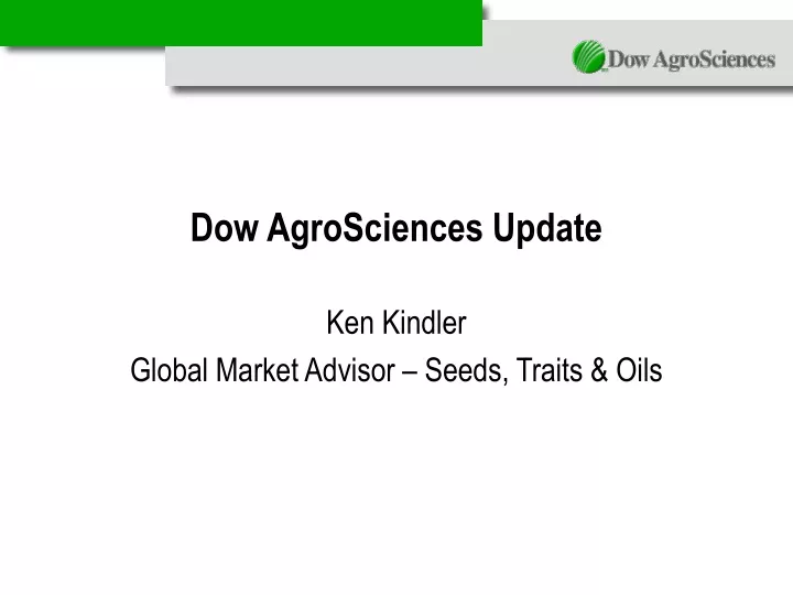 dow agrosciences update