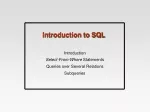 PPT - Introduction to SQL PowerPoint Presentation, free download - ID ...