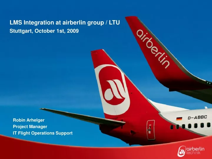 lms integration at airberlin group ltu