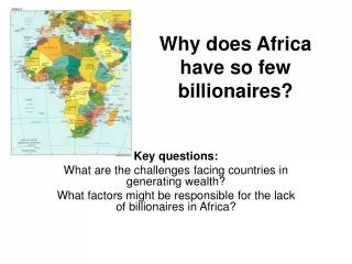 Why does Africa have so few billionaires?