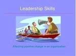 Leadership Skills - slide 1