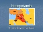 Mesopotamia - slide 1