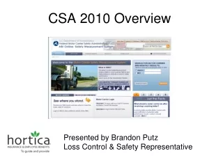 CSA 2010 Overview