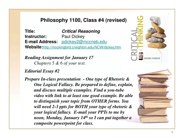 philosophy 1100 class 4 revised