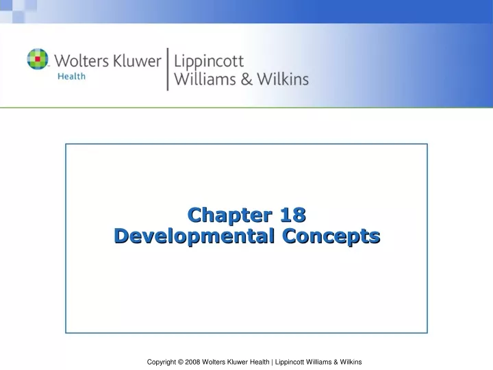 chapter 18 developmental concepts