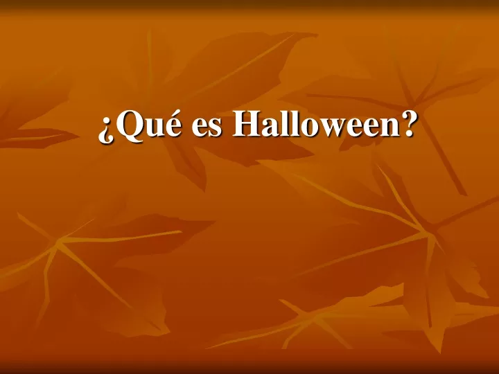 qu es halloween