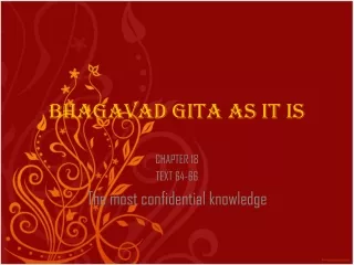 BHAGAVAD GITA AS IT IS
