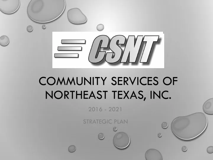 community services of northeast texas inc