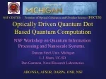 Quantum Dot-Based Quantum Computation: Optically Driven Frontier - slide 1