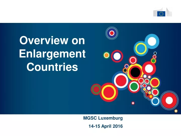overview on enlargement countries